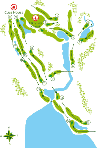 Laguna Golf Course layout