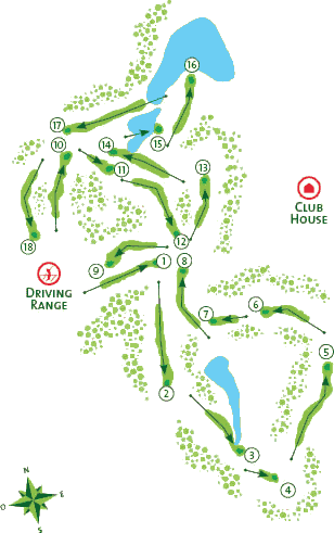 Quinta do Lago South Golf Course layout